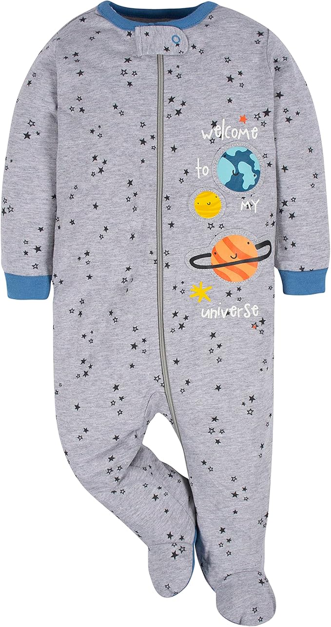 Gerber Baby Boys 4 Pack Sleep 'N Play Footie