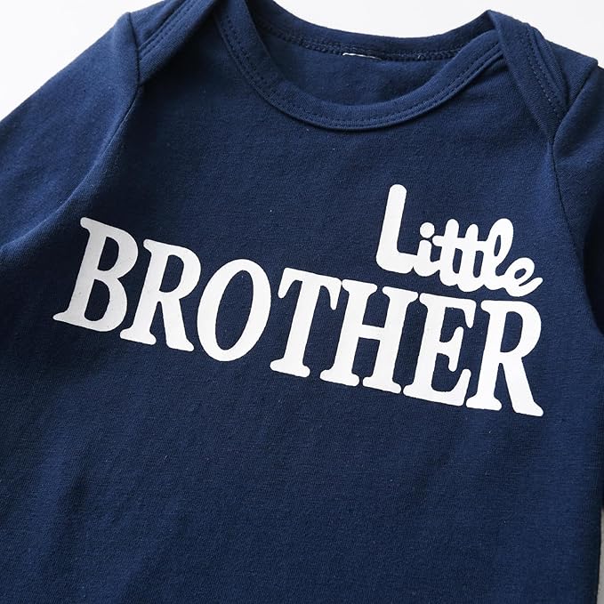 KuKitty Newborn Infant Baby Boy Clothes Long Sleeve Romper + Pants + Hat 3PCS Outfits Set