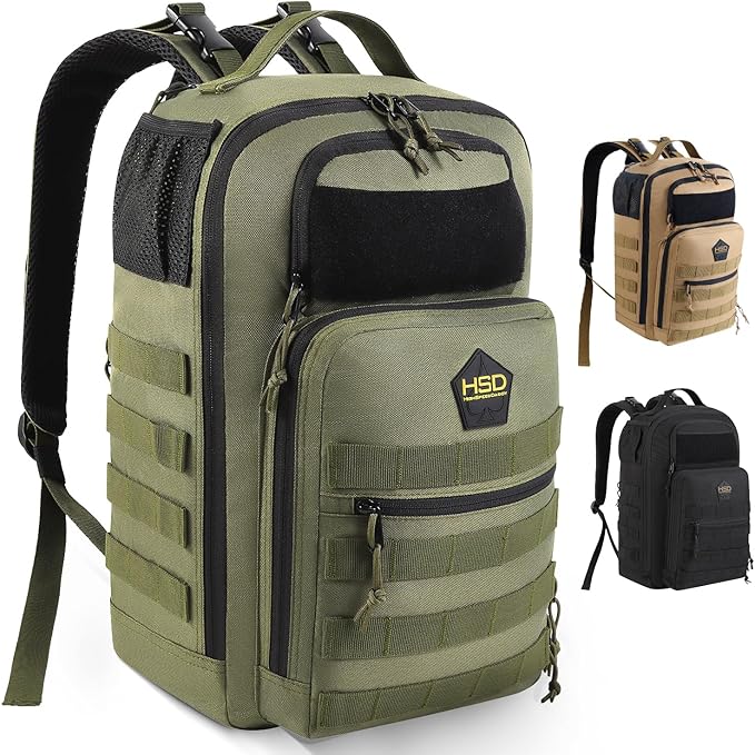 HighSpeedDaddy - Baby Diaper Backpack, Military-Grade, Waterproof, Compact Baby Travel Bag with Diaper Changing Mat