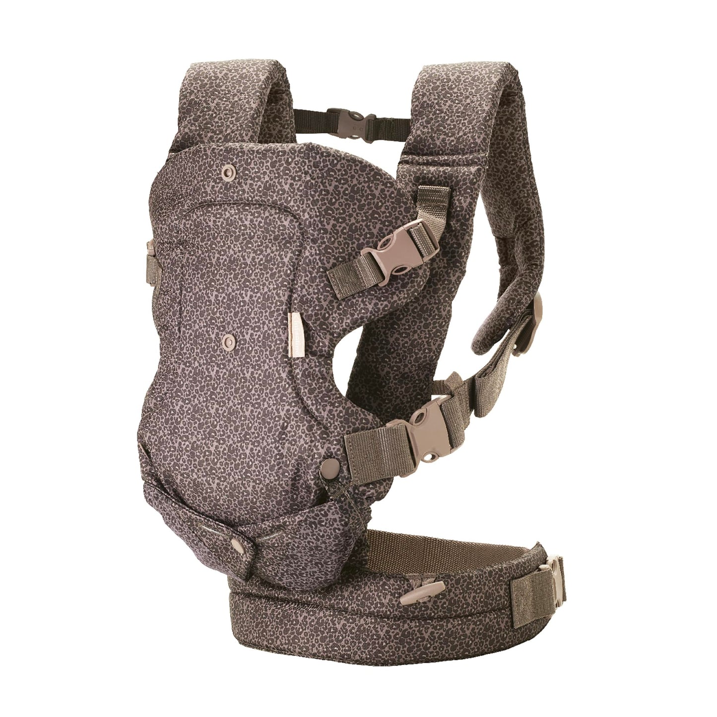 Infantino Flip 4-in-1 Convertible Baby Carrier, Adjustable, Ergonomic Babywearing, Registry Essential, Baby Carrier for Newborn to Toddler, Gray