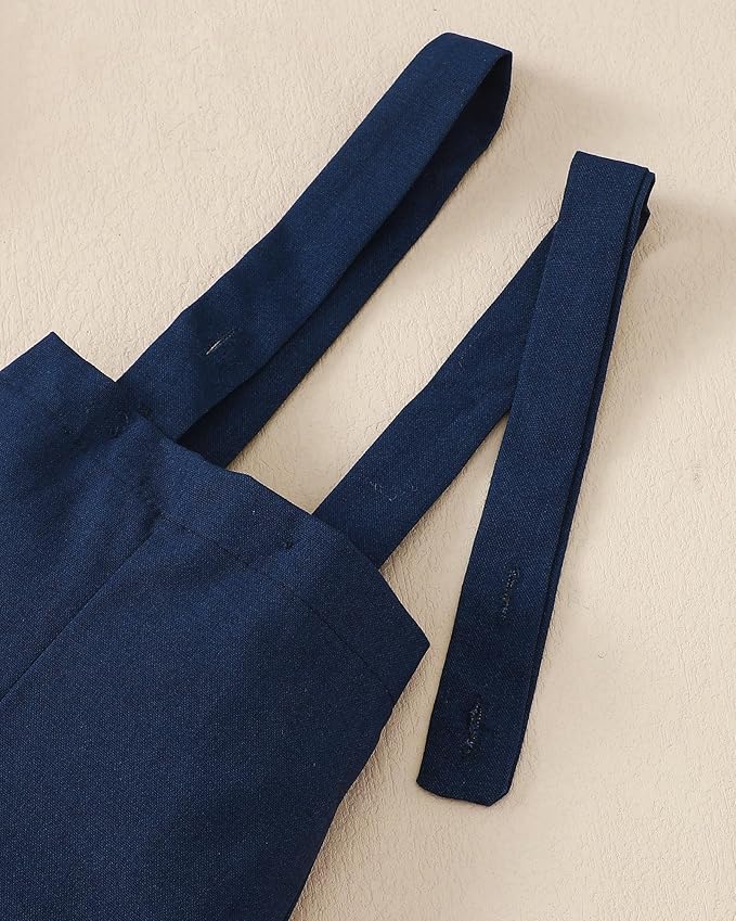 Newborn Baby Boy Clothes Gentleman Wedding Suit Infant Outfits Formal Dress Shirt+Bowtie+Suspender Pants