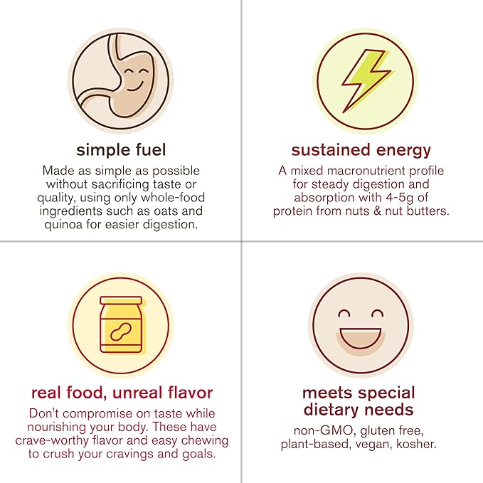 Skratch Labs Energy Bar | Variety Pack (12 Pack) | Plant Based Healthy Snack | Low Sugar, Plant Protein, Ancient Grains | Non-GMO, Gluten Free, Soy Free, Vegan, Kosher