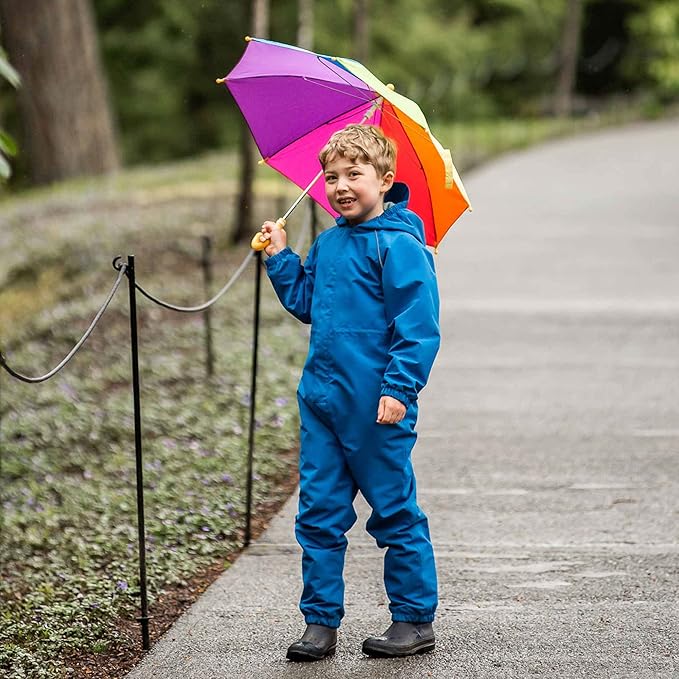 JAN & JUL Waterproof Rain Suit, Windproof Coveralls for Toddlers and Kids