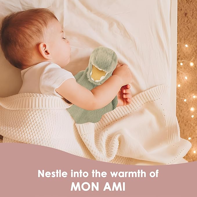 MON AMI Dino Plush Lovey for Babies – 15” | Security Blanket for Newborns