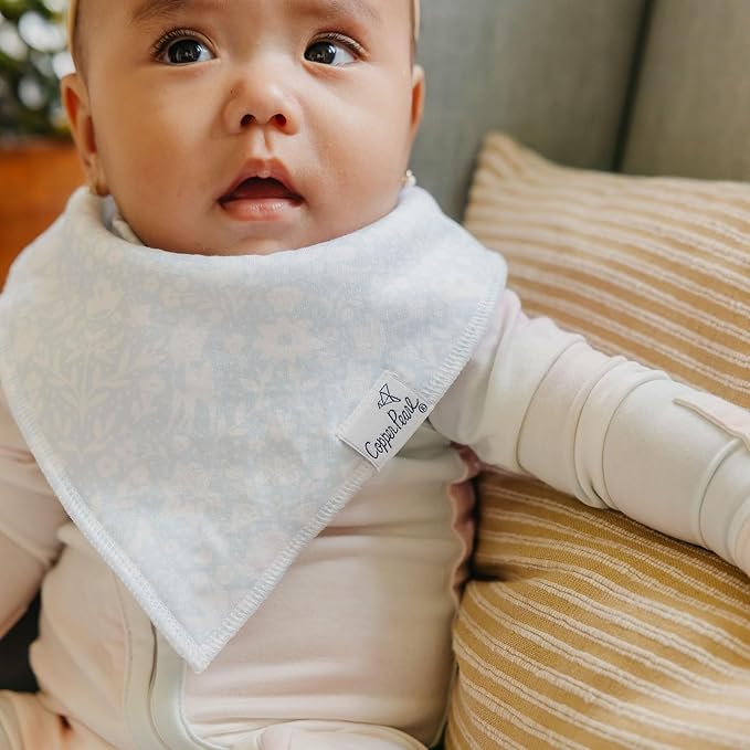 Copper Pearl Baby Bandana Drool Bibs for Drooling and Teething 4 Pack Gift Set Disney Princess