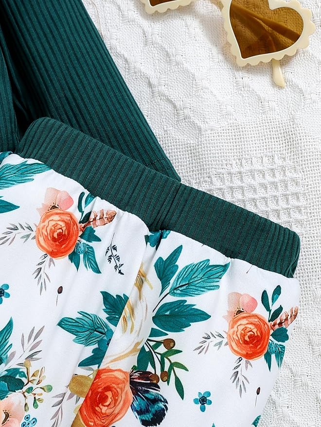 Baby Girl Clothes Newborn Infant Outfits Cute Summer Clothes Spring Romper Set+Hat+Headband