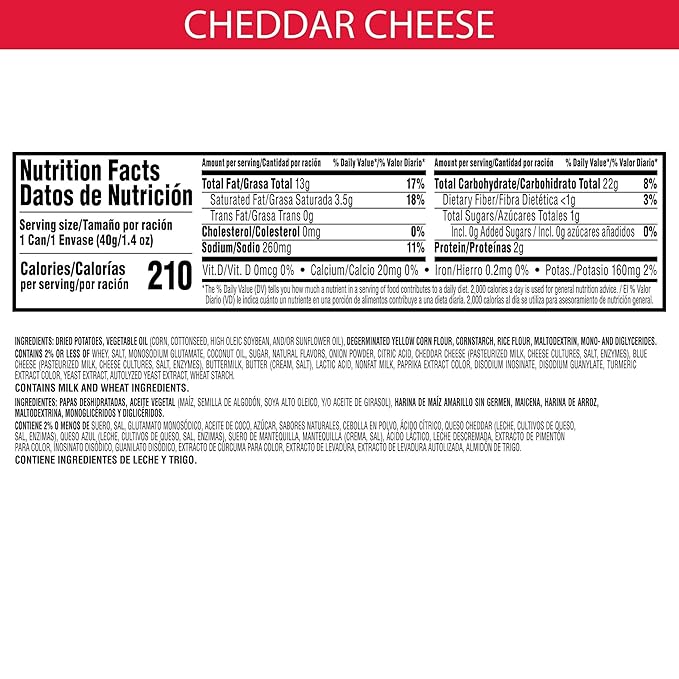 Pringles, Crisps, Cheddar Cheese, 1.41 oz (12 Count)