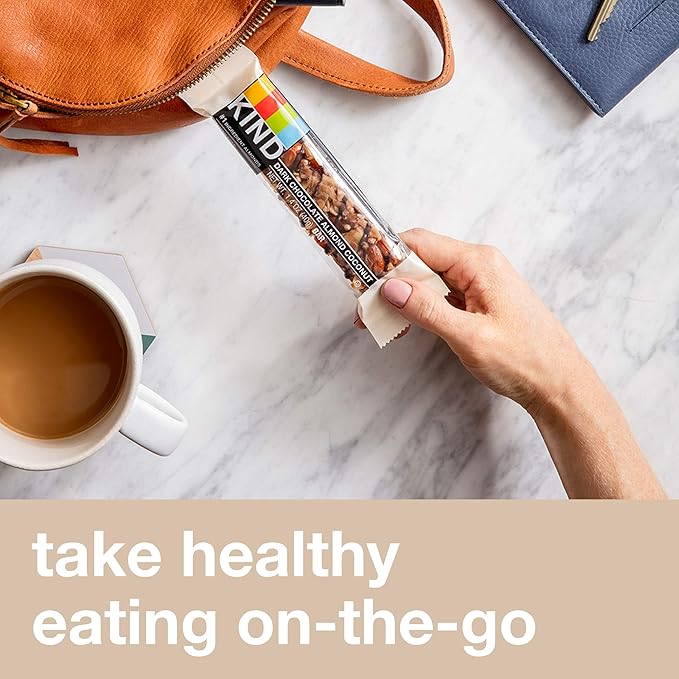 KIND Bars, Dark Chocolate Almond & Coconut, Healthy Snacks, Gluten Free, 12 Count