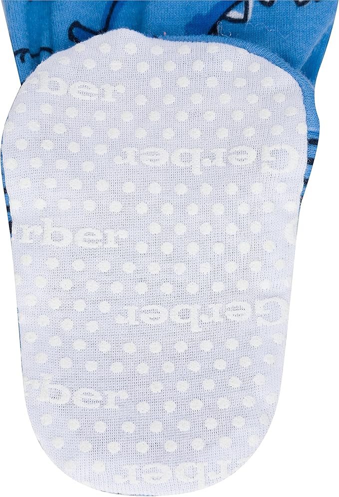 Gerber Baby Boys' 2-Pack Footed Pajamas