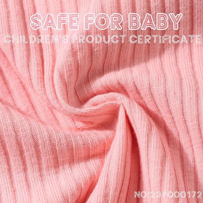 GDTOGRT Baby Girl Clothes Newborn Infant Outfits Ruffle Romper+ Floral Pants + Cute Headband Sets for Girls