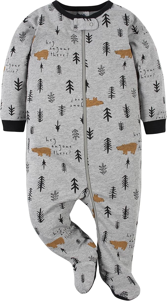 Gerber Baby Boys' 2-Pack Footed Pajamas