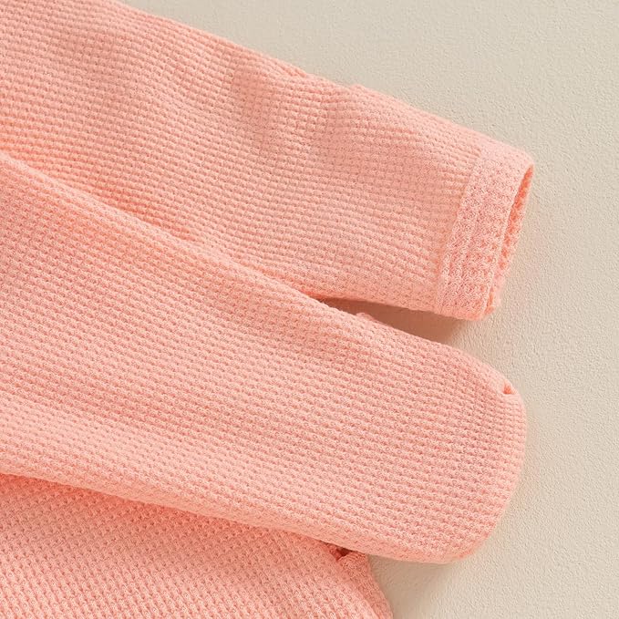 Newborn Girl Clothes Baby Girl Coming Home Outfit Zipper One-piece Outfits Ruffle Footie Bodysuit Jumpsuit Headband