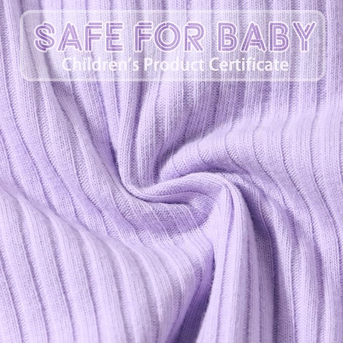 GDTOGRT Baby Girl Clothes Newborn Infant Outfits Ruffle Romper+ Floral Pants + Cute Headband Sets for Girls