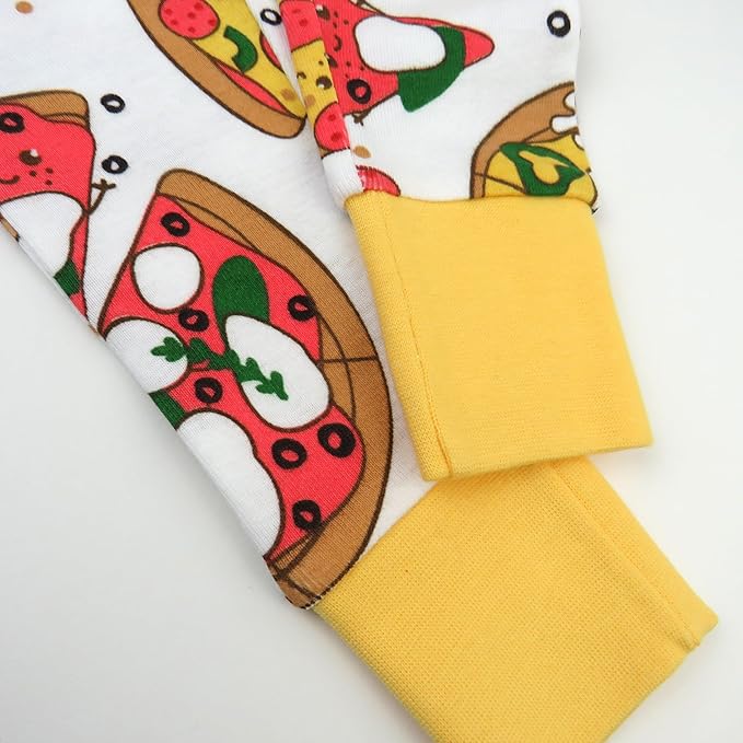 HonestBaby 2-Piece Pajamas Sleepwear Pjs 100% Organic Cotton for Baby, Toddler, Kids, Boy