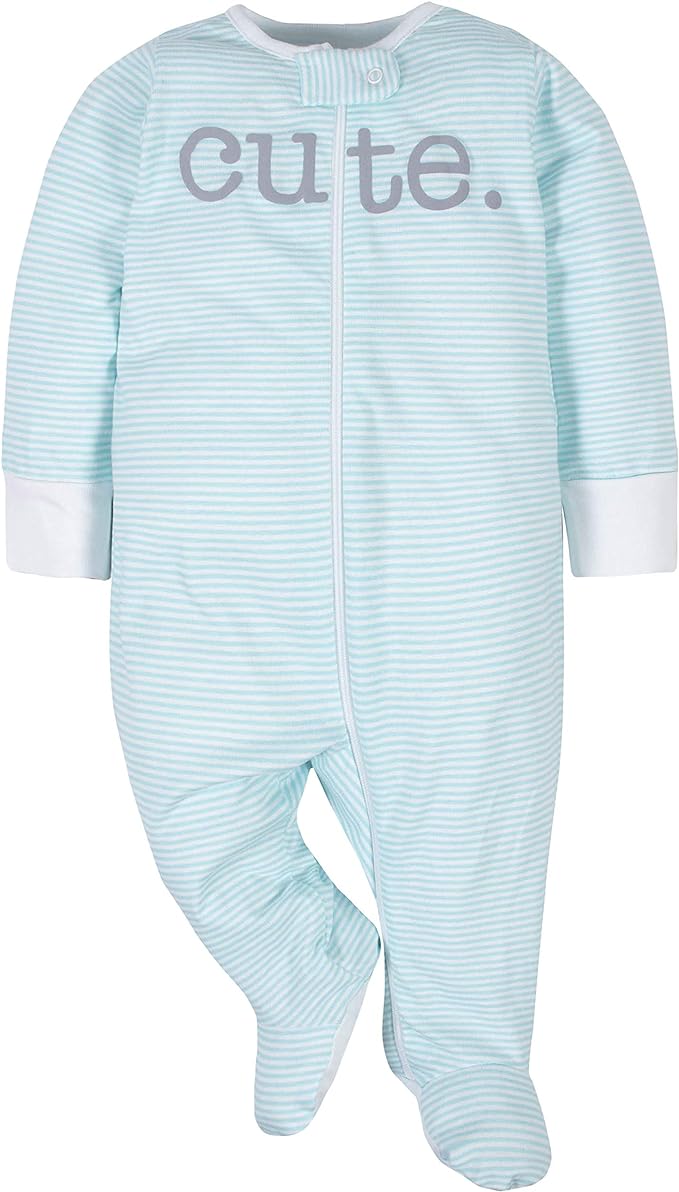 Gerber Baby Boys 4 Pack Sleep 'N Play Footie