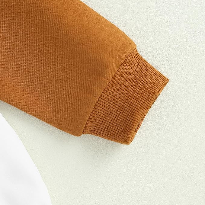 Infant Baby Girl Fall Outfit Sweatshirt Romper Letter Embroidery Jumpsuit Big Lil Sis Matching Newborn Winter Clothes