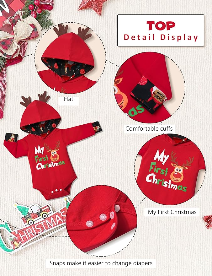 Fommy Newborn Baby Boy Clothes Plaid Letter Print Long Sleeve Hoodies + Long Pants 2PCS Fall Winter Outfits Set