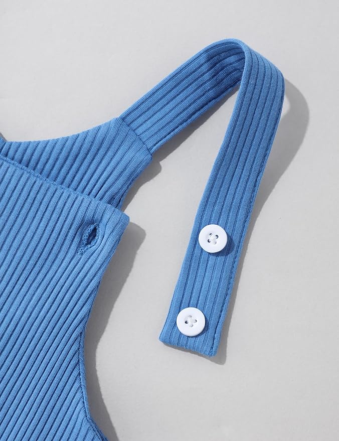 oklady Baby Boy Clothes Stripe Pattern Print Romper Top and Baby Overalls with Hat 0-18 Months Baby Boy Outfits