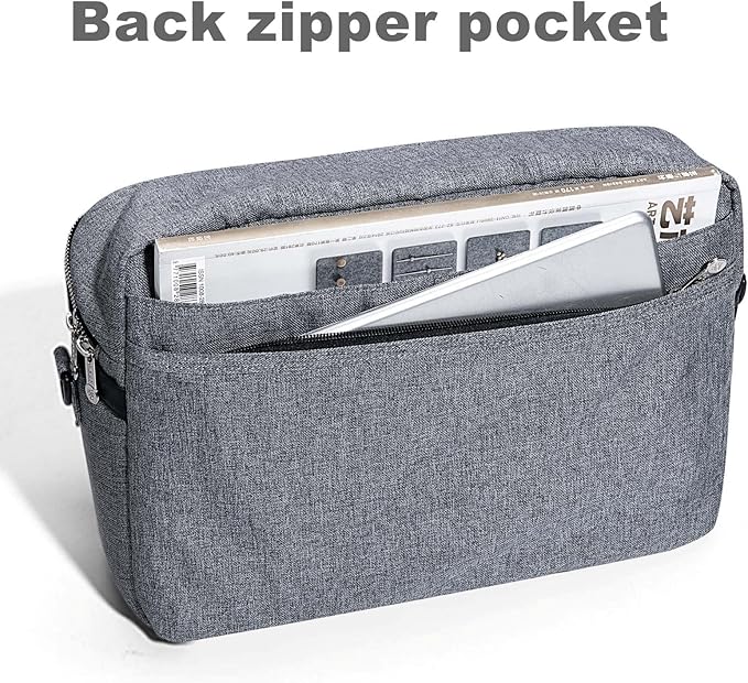 SUNVENO Universal Stroller Organizer Caddy, 2 Cup Holders, Multiple Pockets & Shoulder Strap — Fits Most Strollers