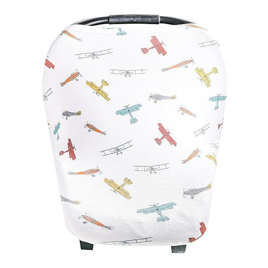 Copper Pearl Multi-Use Cover: Car Seat Covers, Nursing Cover, and Stroller Cover for Sun - Stretchy Fabric, All-Season Use, Stylish Designs, Easy Access for Moms - Ace