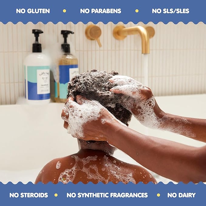 TUBBY TODD Hair Duo - Baby Shampoo and Conditioner Set - Gentle & Moisturizing Hair Care - Hypoallergenic, Non-Irritating - For Newborns, Toddlers & Kids - 25 Fl Oz & 24.3 Fl Oz - Fragrance-Free