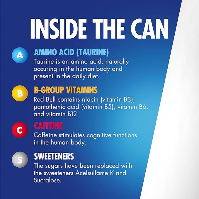 Red Bull Pink Edition Sugar Free Energy Drink, Wild Berries, 8.4 fl. oz., Pack of 4 cans, with 80mg Caffeine, Taurine & B Vitamins