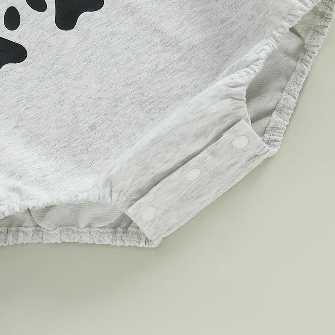 Kupretty Baby Boy Girl Sweatshirt Romper Cute Winter Fall Clothes Siblings Crew Neck Long Sleeve Bubble Infant Bodysuit