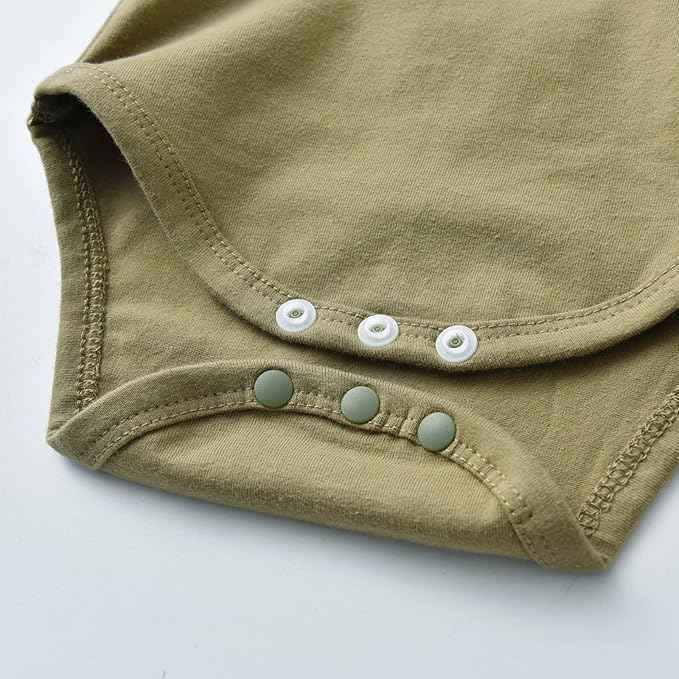 KuKitty Newborn Infant Baby Boy Clothes Long Sleeve Romper + Pants + Hat 3PCS Outfits Set