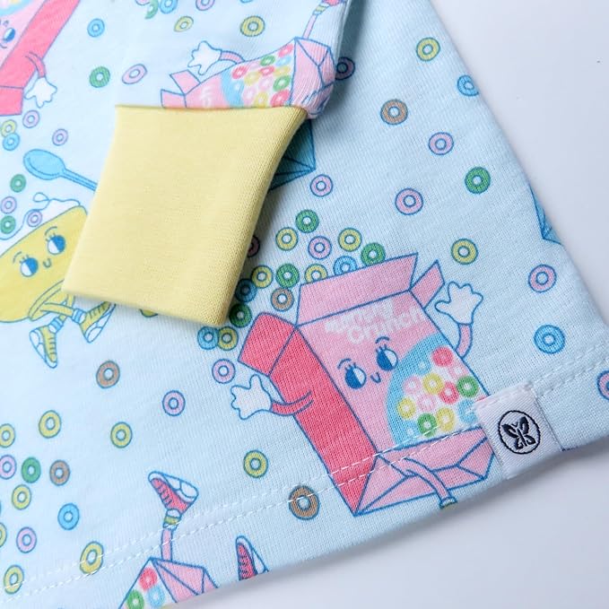 HonestBaby 2-Piece Pajamas Sleepwear Pjs 100% Organic Cotton for Baby, Toddler, Kids, Boy