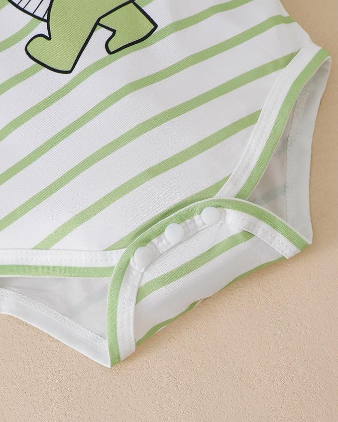 SUNNY PIGGY Baby Boy Clothes Newborn Infant Boys Outfits Romper Hat Pants 3PC Set 0-3 3-6 6-12 12-18 Month Clothing Gift