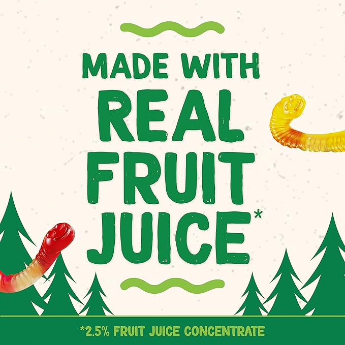 Black Forest Organic Gummy Worms Candy, 4 Ounce Bag (Pack of 12)