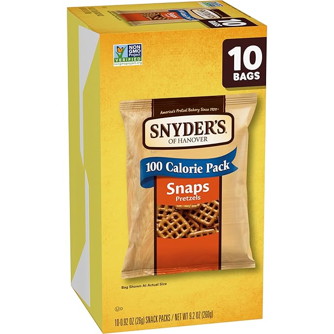 Snyder's of Hanover Snaps Pretzels, 10 Count 0.92 Oz