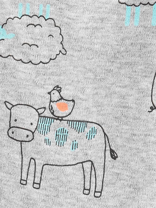 Simple Joys by Carter's Baby Boys' 2-Way Zip Thermal Footed Sleep and Play, Pack of 2