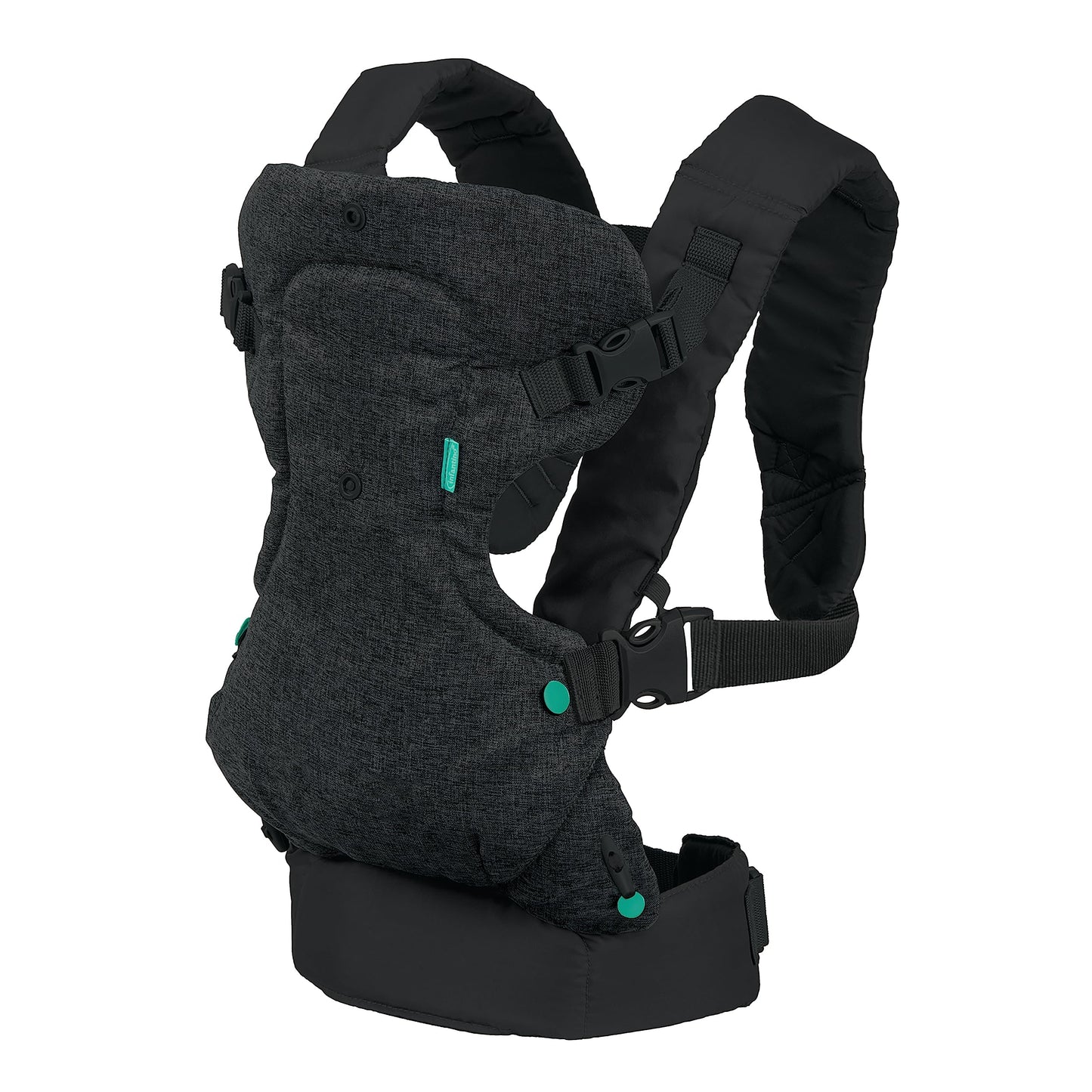 Infantino Flip 4-in-1 Convertible Baby Carrier, Adjustable, Ergonomic Babywearing, Registry Essential, Baby Carrier for Newborn to Toddler, Gray