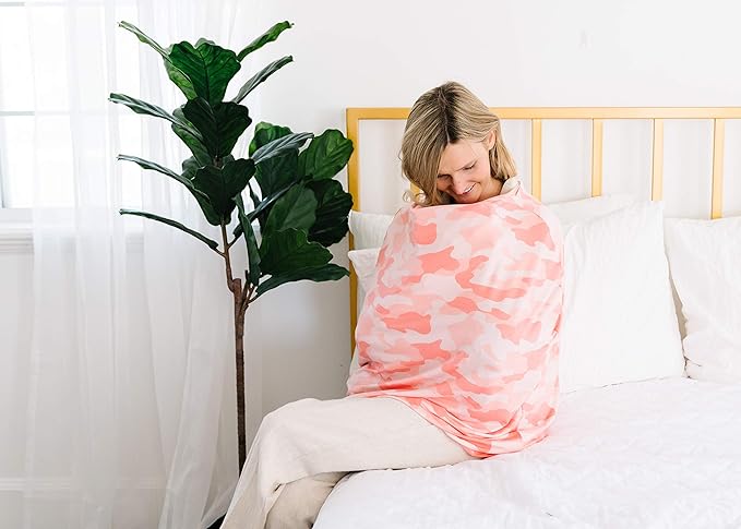 Remi Copper Pearl Multi-Use Cover: Car Seat, Nursing, Stroller - Stretchy Fabric, All-Season, Stylish Designs, Easy Access