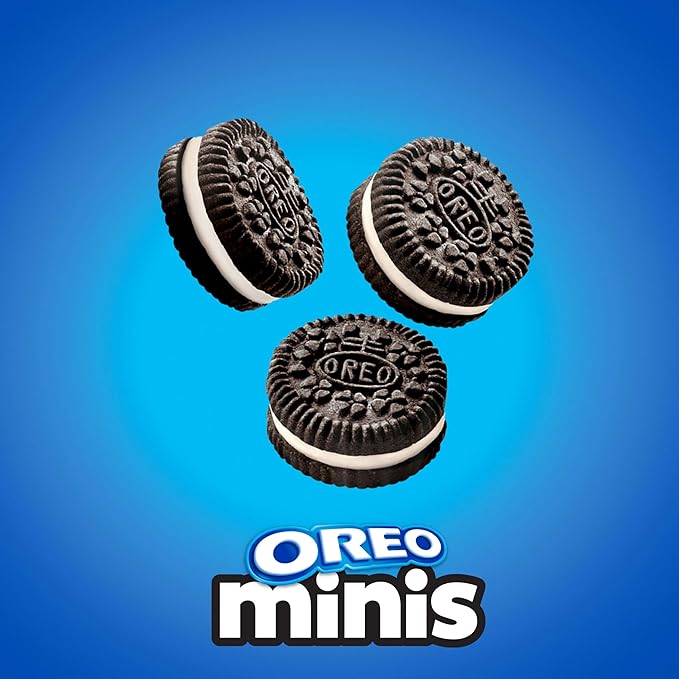 OREO Minis Chocolate Sandwich Cookies, 12 - 3.5 oz Snack Cups