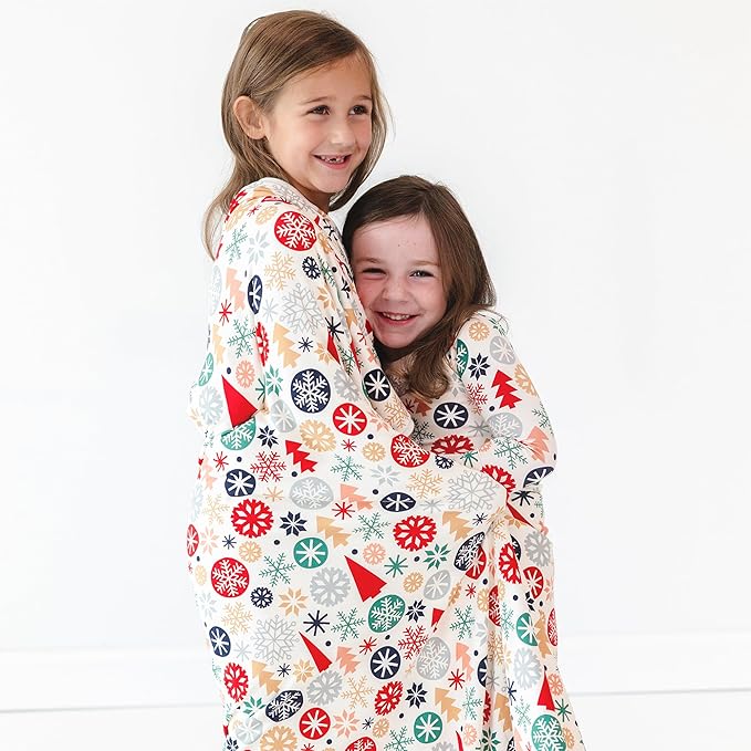 Little Sleepies Two-Piece Pajama Set for Boys & Girls, Soft Viscose from Bamboo Toddler Pajamas for Kids, Family Matching PJs