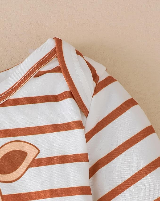 SUNNY PIGGY Baby Boy Clothes Newborn Infant Boys Outfits Romper Hat Pants 3PC Set 0-3 3-6 6-12 12-18 Month Clothing Gift