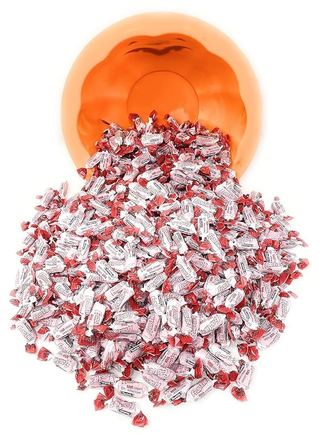 Sour Cherry Tootsie Roll Frooties Chewy Candy With Tangy Red Fruit Flavor 85+ Pieces Individually Wrapped In Resealable Assortit Bag, 1.5 Lb (24-Oz) Made In USA