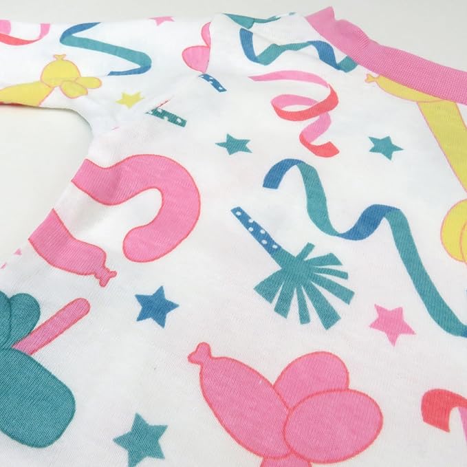 HonestBaby baby-girls 2-piece Pajamas Sleepwear Pjs 100% Organic Cotton for Baby, Toddler, Kids, Girl