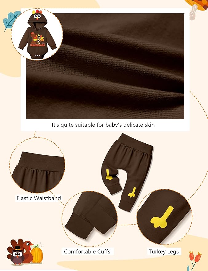 Fommy Newborn Baby Boy Clothes Plaid Letter Print Long Sleeve Hoodies + Long Pants 2PCS Fall Winter Outfits Set