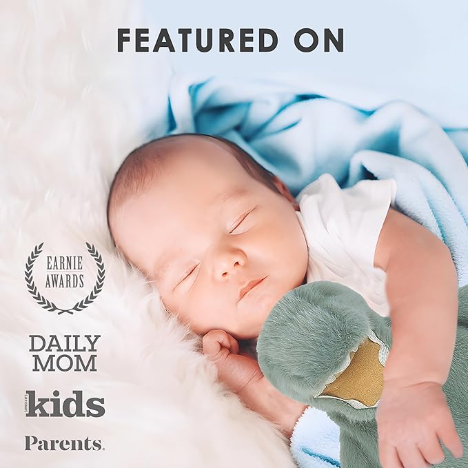 MON AMI Dino Plush Lovey for Babies – 15” | Security Blanket for Newborns