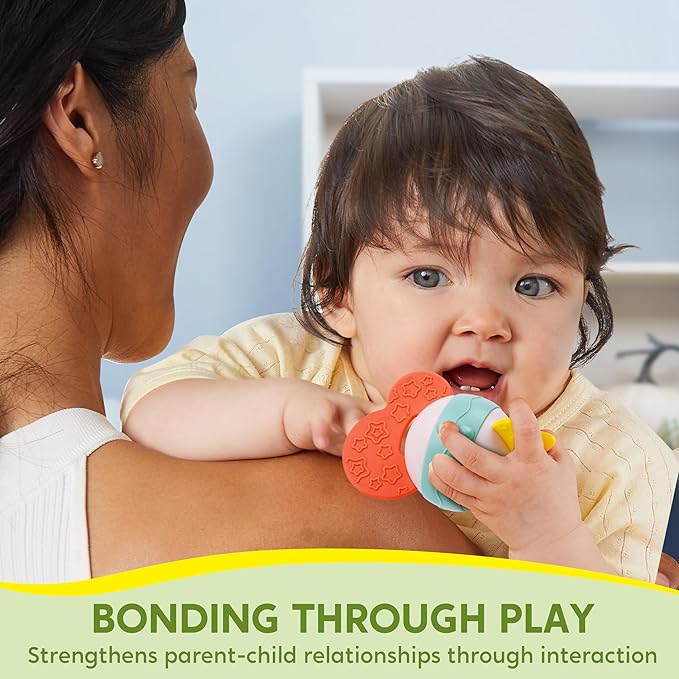 SYNCFUN Baby Toys 0-6 Months, 10 Pack Baby Teething Toys, Infant Teether, Rattles Teethers for 0-3-6-12 Months, Newborn Boy Girl Gifts