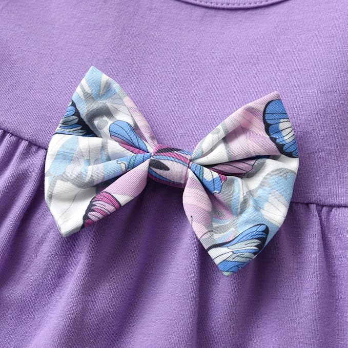 3PCS Baby Girl Clothes Ruffle Floral Shirt Tops Pants Headband Outfit Sets