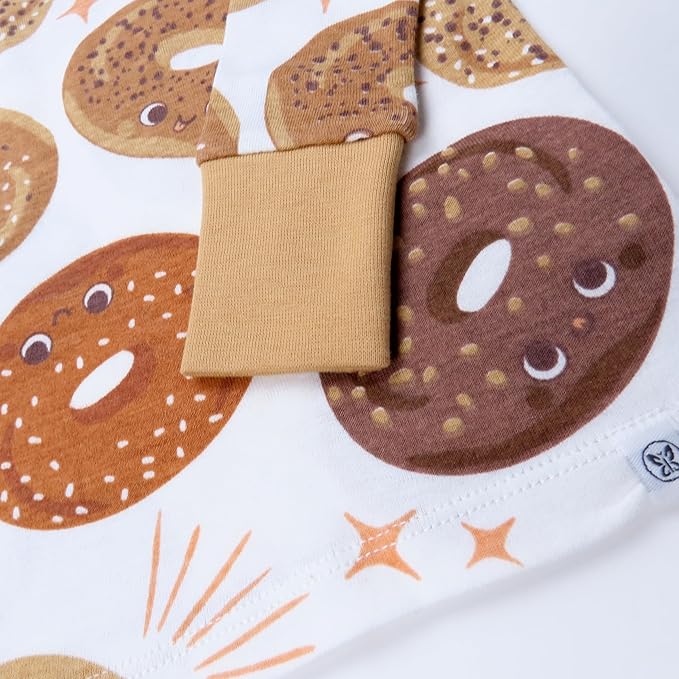 HonestBaby 2-Piece Pajamas Sleepwear Pjs 100% Organic Cotton for Baby, Toddler, Kids, Boy