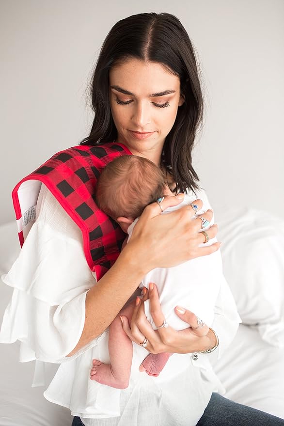 Copper Pearl Baby Burp Cloth Large 21''x10'' Size Premium Absorbent Triple Layer 3-Pack Gift Set “Phoenix