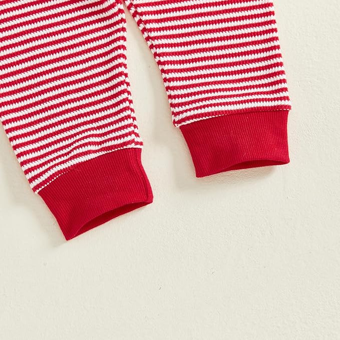 CIYCUIT Toddler Baby Boy Outfits Striped Sweatshirt Pants Clothes Set