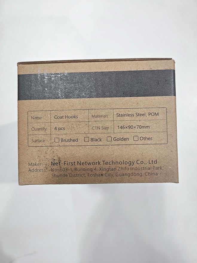 JOMOLA Suction Cup Shower Hooks for Hanging Towel Suction Hook for Inside Shower Stainless Steel Coat Hooks Wall Mounted Kitchen Utensil Stainless Steel, Brushed Gold, 4PCS