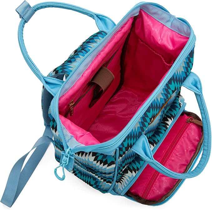 Montana West Wrangler Aztec Callie Diaper Bag Backpack with Stroller Straps Multifunction Baby Travel Bag WG2211-9110JN