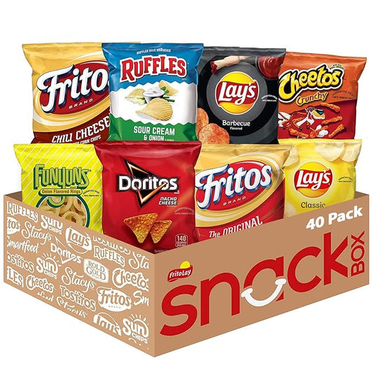 Frito-Lay Variety Packs, Party Mix, Single Serve Bags (40 Pack)
